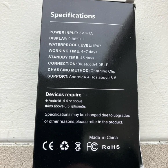 HDColor Health Tracking Adjustable Smart Bracelet - Picture 2 of 3